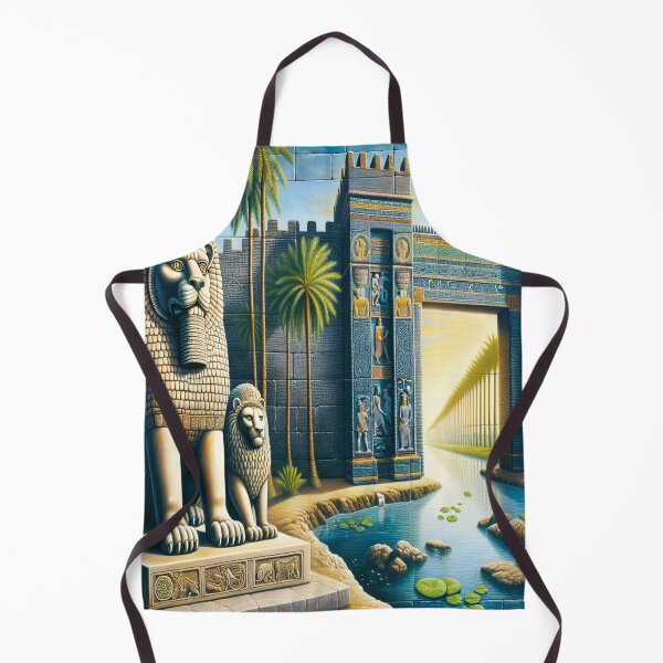 Item preview, Lion of Babylon, Ishtar Gate, Mesopotamia, palm tree designed and sold by Redbdon.