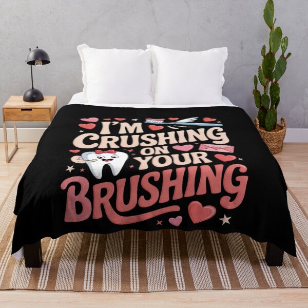 Item preview, I'm Crushing On Your Brushing Dental Dentist Valentine's Day designed and sold by MonsterBuddiess.