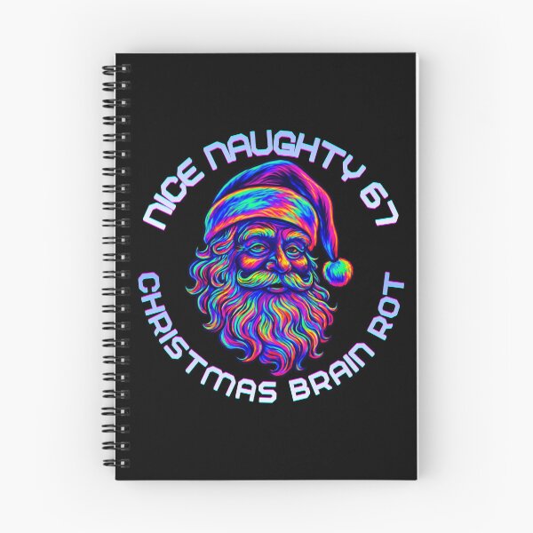 Item preview, Neon Santa 67 Christmas Brain Rot | Vaporwave Holiday Design designed and sold by PROPera-design.