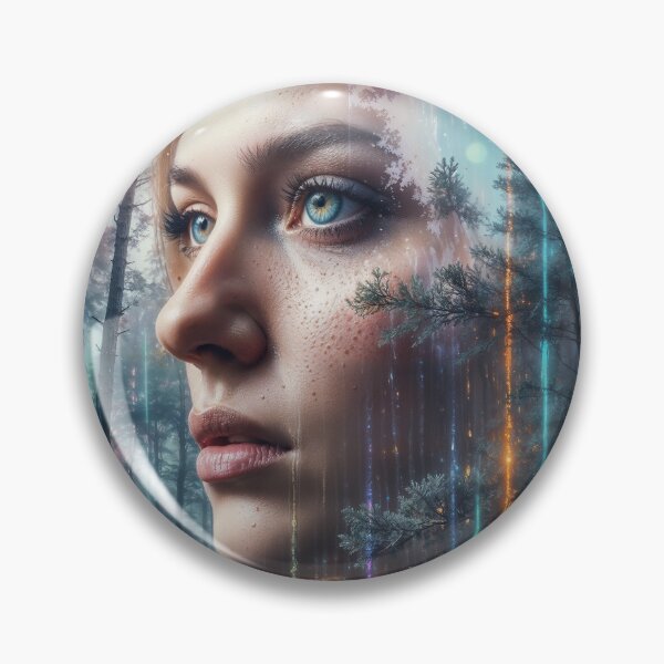 Item preview, Mystical Forest with Woman's Face designed and sold by Moriarty's Digital Visions.