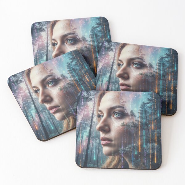 Item preview, Mystical Forest with Woman's Face designed and sold by Moriarty's Digital Visions.