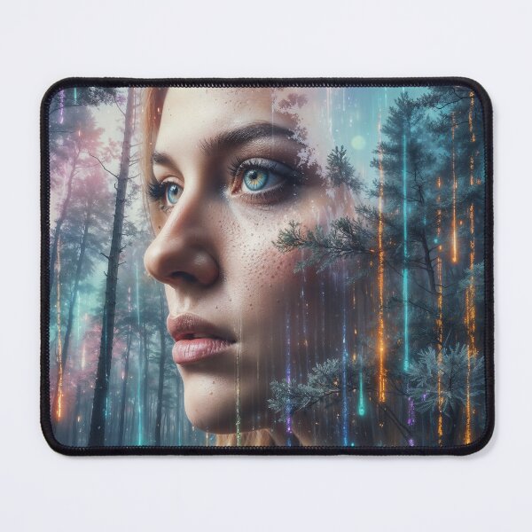 Item preview, Mystical Forest with Woman's Face designed and sold by Moriarty's Digital Visions.