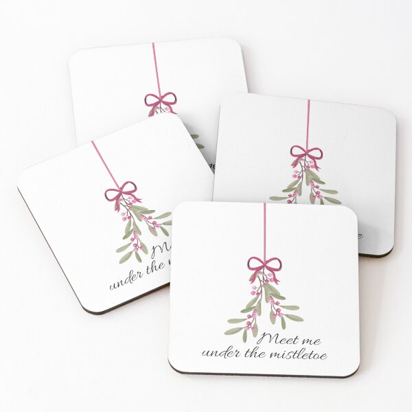 Item preview, Meet Me Under the Mistletoe – Romantic Winter Design designed and sold by SparkLuxe.
