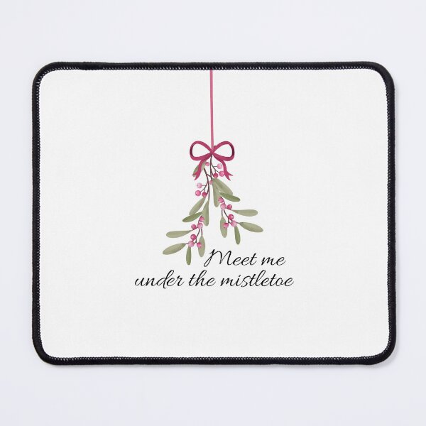 Item preview, Meet Me Under the Mistletoe – Romantic Winter Design designed and sold by SparkLuxe.