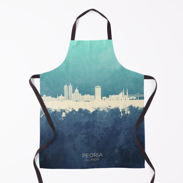 Item preview, Peoria Illinois Skyline designed and sold by ArtPrints.