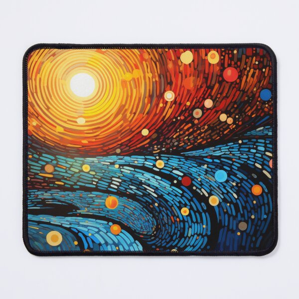 Item preview, Aboriginal Inspired Dot Art - With Tangible Waves and Sun designed and sold by GrinGalore.