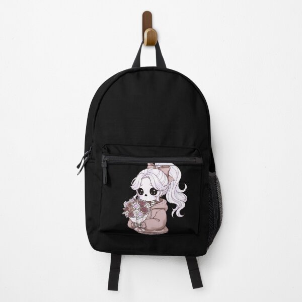 Item preview, Skeleton Girl with Flowers | Cute Kawaii Gothic Romance Valentine’s Design designed and sold by ColorSplash123.