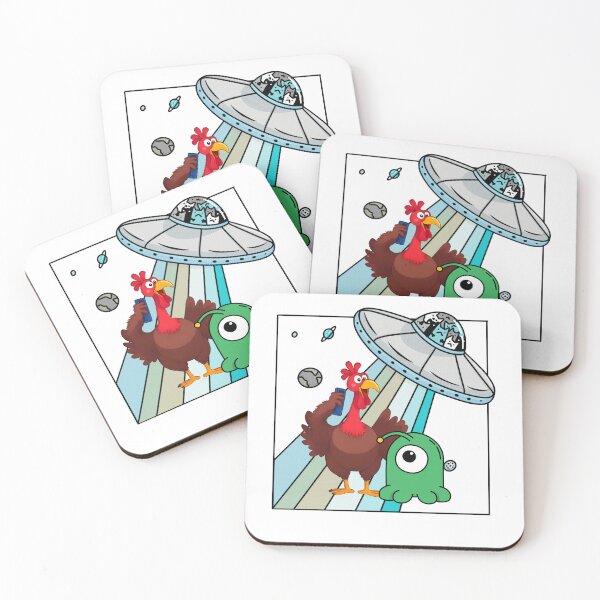 Item preview, Alien Turkey UFO Selfie designed and sold by MarcelooArt.