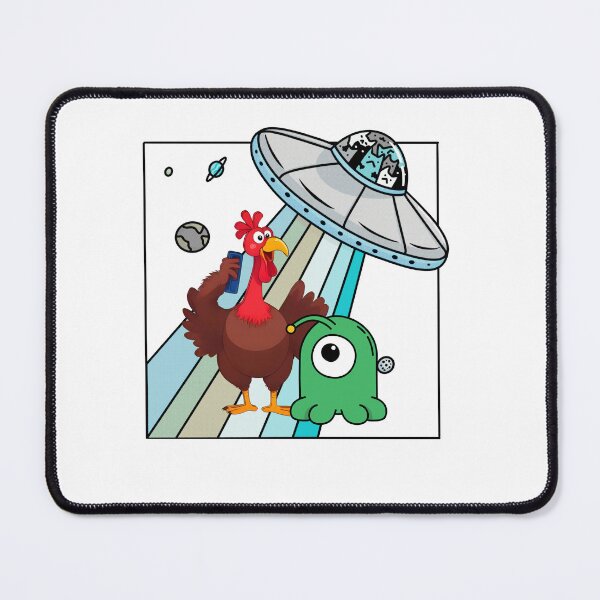 Item preview, Alien Turkey UFO Selfie designed and sold by MarcelooArt.