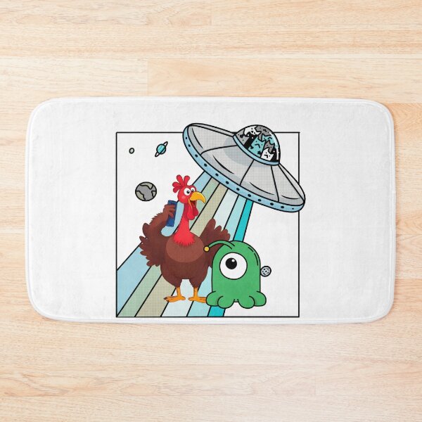 Item preview, Alien Turkey UFO Selfie designed and sold by MarcelooArt.