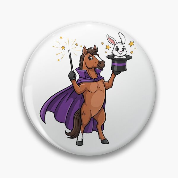 Item preview, Horse Magician Pulling Rabbit from Hat designed and sold by k3rstman1.