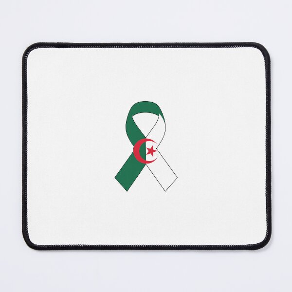 Item preview, Algerian Awareness Ribbon | Algeria Flag Unity Symbol | Green White Red Crescent and Star designed and sold by johnExpress02.