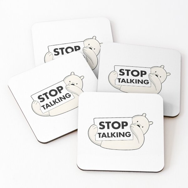 Item preview, stop talking designed and sold by SonyShock.