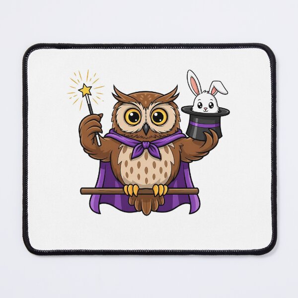 Item preview, Cute Owl Magician with Bunny Hat Trick Design designed and sold by k3rstman1.