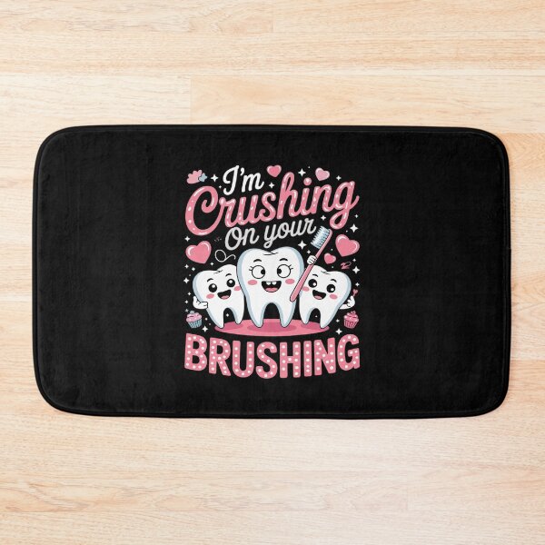 Item preview, I'm Crushing On Your Brushing Dental Office Valentines Day designed and sold by MonsterBuddiess.