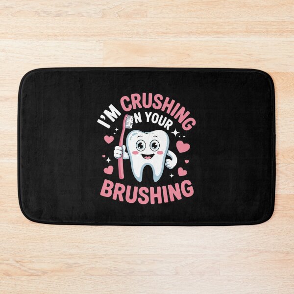 Item preview, I'm Crushing On Your Brushing Dental Valentine's Day designed and sold by MonsterBuddiess.