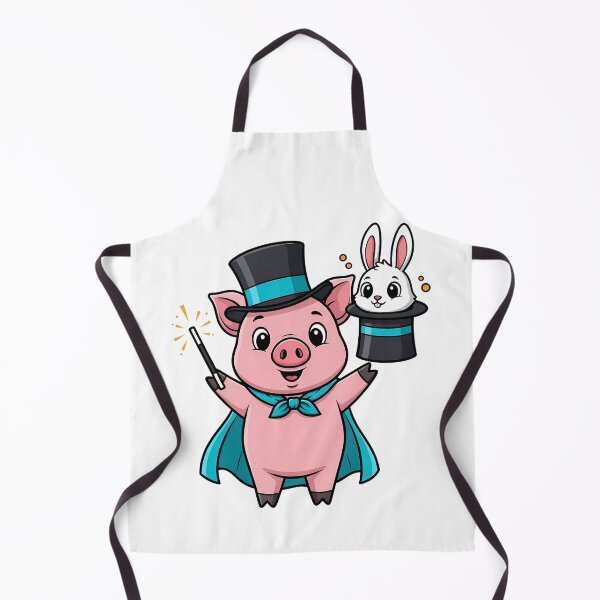 Artikelvorschau, Entzückende Zauberer-Schwein- und Hasen-Illusionskunst entworfen und verkauft von k3rstman1.