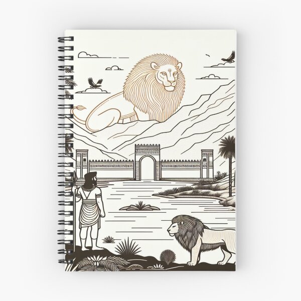 Item preview, Lion of Babylon, Ishtar Gate, Gilgamesh, Mesopotamia, palm tree, river designed and sold by Redbdon.