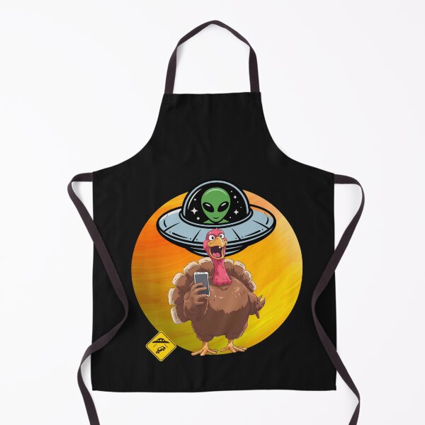Item preview, Alien Turkey UFO Selfie designed and sold by MarcelooArt.