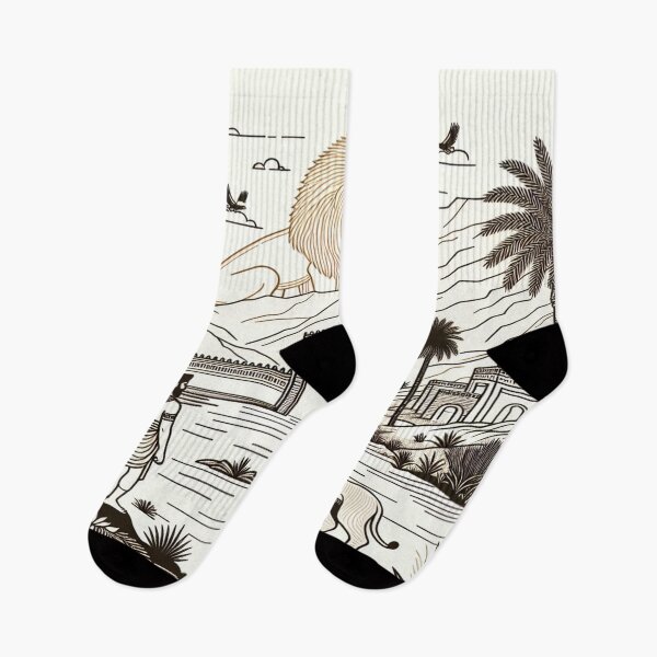 Item preview, Lion of Babylon, Ishtar Gate, Gilgamesh, Mesopotamia, palm tree, river designed and sold by Redbdon.