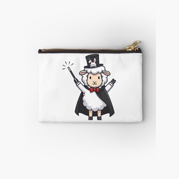 Item preview, Magician Sheep with Rabbit in Hat Cute Design designed and sold by k3rstman1.