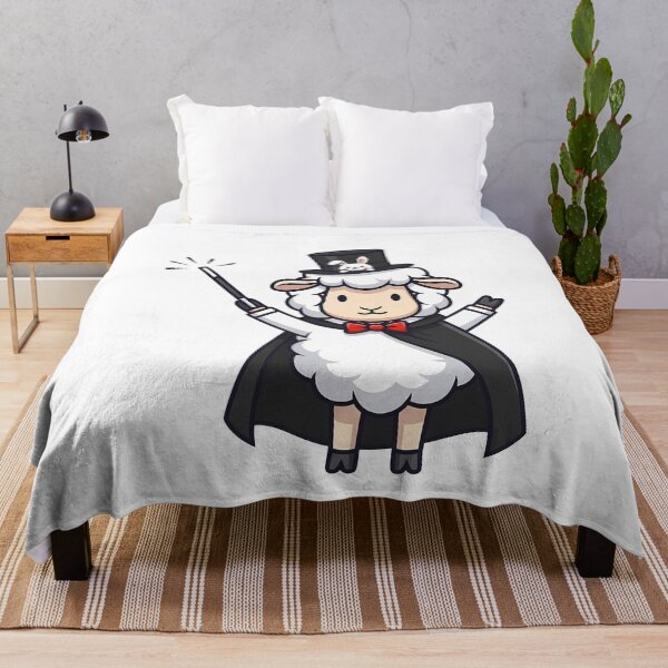 Item preview, Magician Sheep with Rabbit in Hat Cute Design designed and sold by k3rstman1.