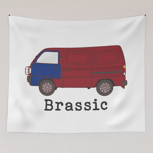 Item preview, BRASSIC Iconic Bedford Rascal Van designed and sold by TheGingerEffect.