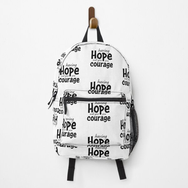 Item preview, Having Hope Will Give You Courage – Christian Faith Typography T-Shirt Design designed and sold by CrossCrafted.
