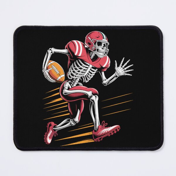 Item preview, Halloween Skeleton Playing Football designed and sold by JonGogue.