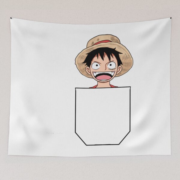 Item preview, Anime Pirate Captain Pocket Monkey D Luffy One Piece designed and sold by Tiellelarty3364.
