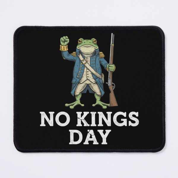 Item preview, Revolutionary War Frog Soldier "No Kings Day" Funny Historical Art designed and sold by LittleNhutton.