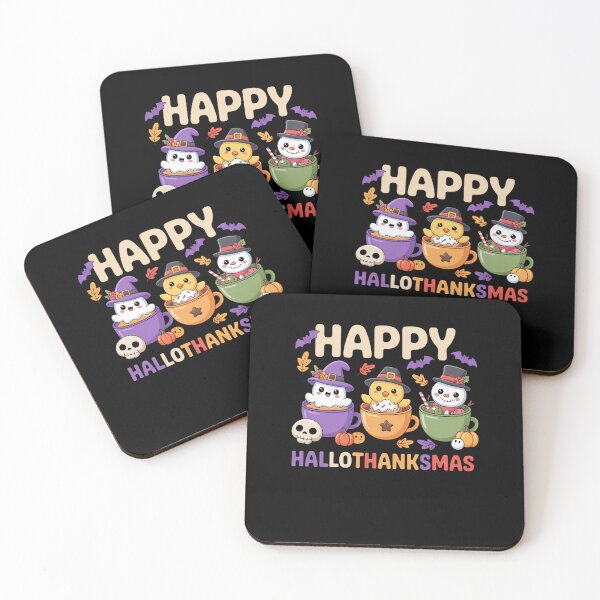 Item preview, Halloween Thanksgiving Christmas Happy Hallothanksmas designed and sold by JonGogue.