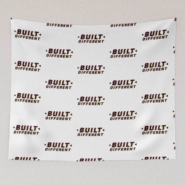 Item preview, Glitch Quote - Built Different designed and sold by Spreading Smiles.