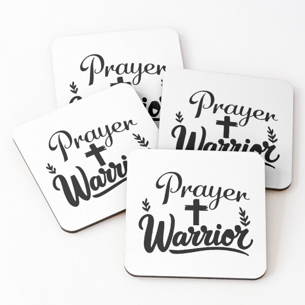 Item preview, Prayer Warrior – Christian Faith Typography T-Shirt Design designed and sold by CrossCrafted.