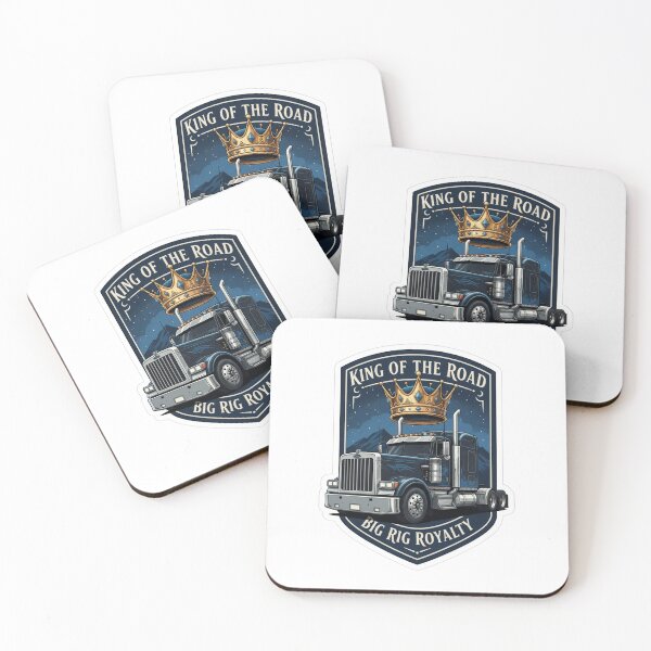 Item preview, King of the Road - Big Rig Royalty Sticker - Majestic Trucker Decal designed and sold by EverBranz-stor.
