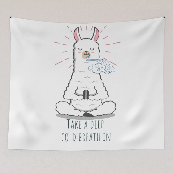 Item preview, Lama meditation Take a deep cold breath in designed and sold by CaseMastery.