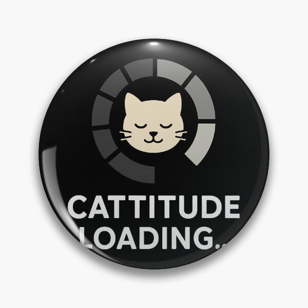Item preview, Catitude Loading Funny Progress Bar designed and sold by k3rstman1.