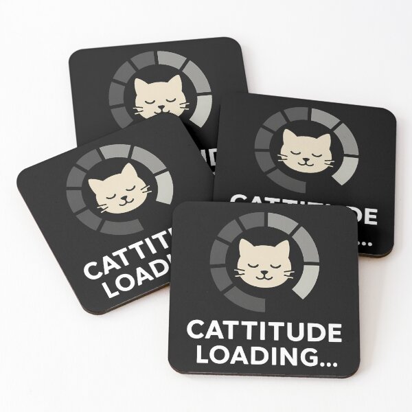 Item preview, Catitude Loading Funny Progress Bar designed and sold by k3rstman1.