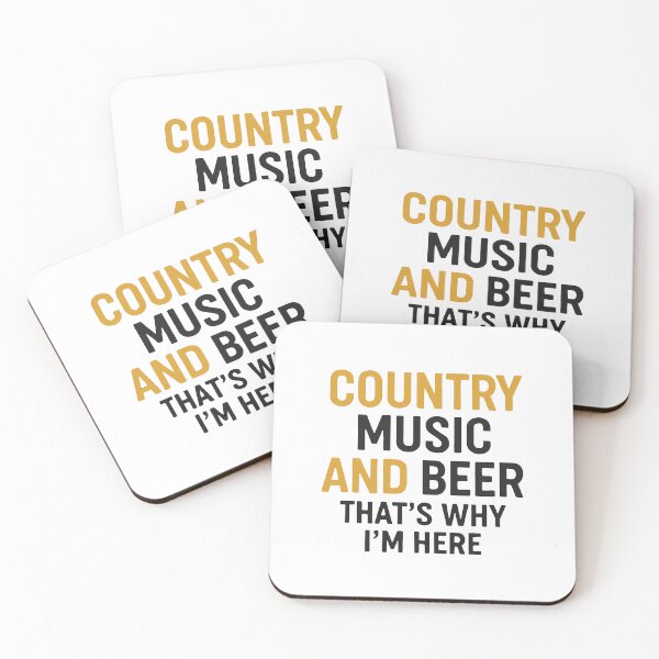 Item preview, Country Music Beer That's Why I'm Here designed and sold by k3rstman1.