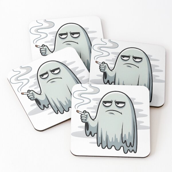 Item preview, Ghost of Disapproval – Sarcastic Smoking Ghost Design designed and sold by MAEshopstore.