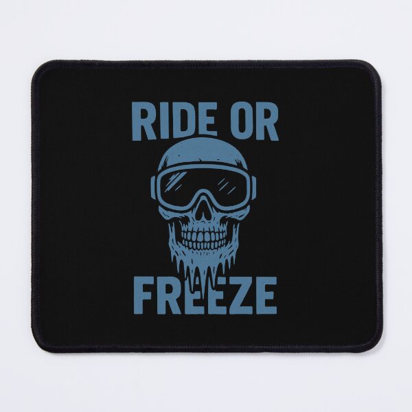 Item preview, Ride or Freeze – Snowboarder Skull Winter Sports designed and sold by SnappyPNG.