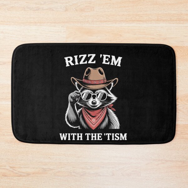 Item preview, Rizz Em With The Tism Autistic Rizzler Raccoon Autism  designed and sold by Veroniadic.