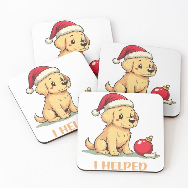 Item preview, I HELPED! - Golden Retriever & Security Puppy Decorating Christmas Ball designed and sold by Design-Pro-21.