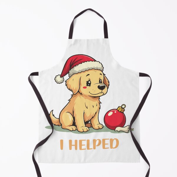Item preview, I HELPED! - Golden Retriever & Security Puppy Decorating Christmas Ball designed and sold by Design-Pro-21.