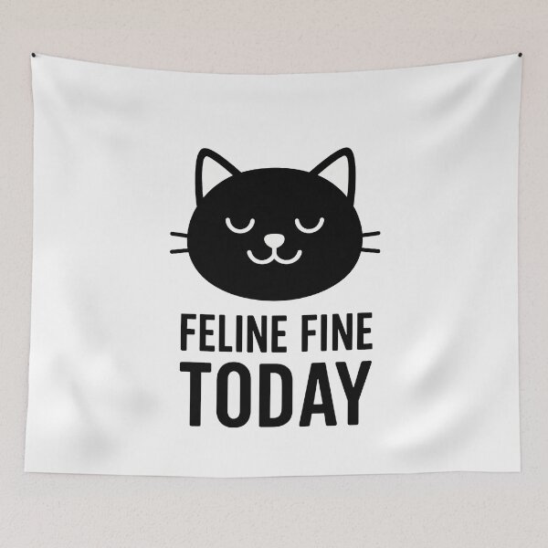 Item preview, Cute Sleeping Cat Feline Fine Today designed and sold by k3rstman1.
