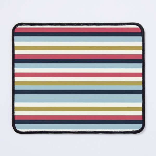Item preview, thin retro stripe pattern in vivid and expressive 1960s colors, horizontal lines, clean and neat, consistent designed and sold by gulka8.