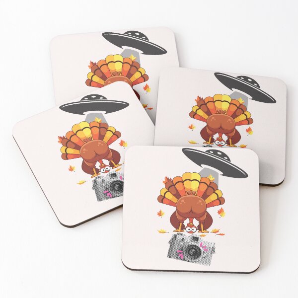 Item preview, Alien Turkey UFO Selfie designed and sold by MarcelooArt.