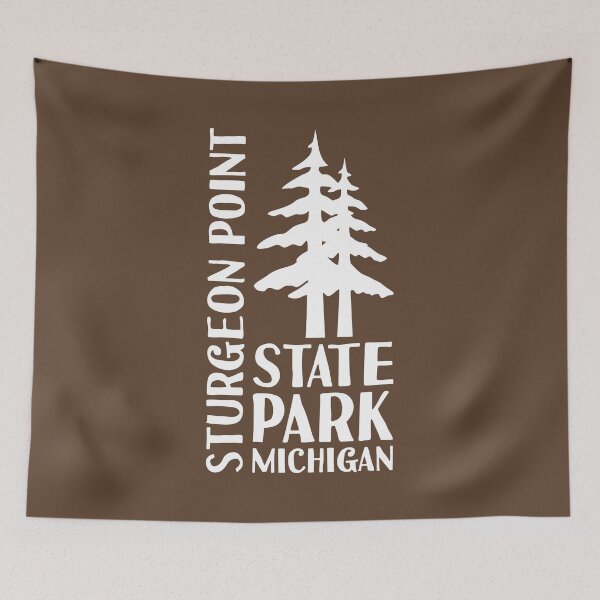 Item preview, Sturgeon Point State Park Michigan Pines W designed and sold by bivenart.