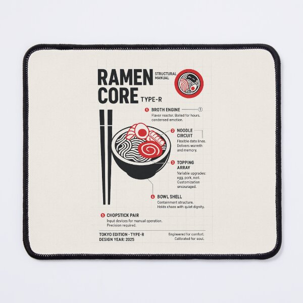 Item preview, RAMEN CORE – Type-R Structural Manual designed and sold by bisha.