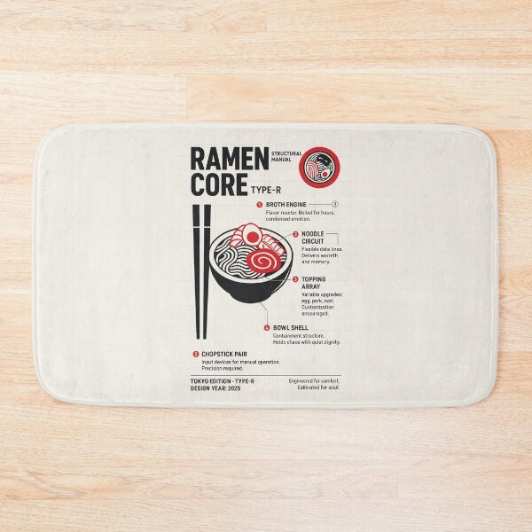 Item preview, RAMEN CORE – Type-R Structural Manual designed and sold by bisha.